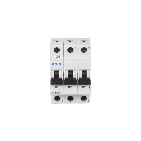 Moeller Circuit Breaker, FAZ Series, 15A, 3 Pole, 277/480V AC FAZ-C15/3-RT - main
